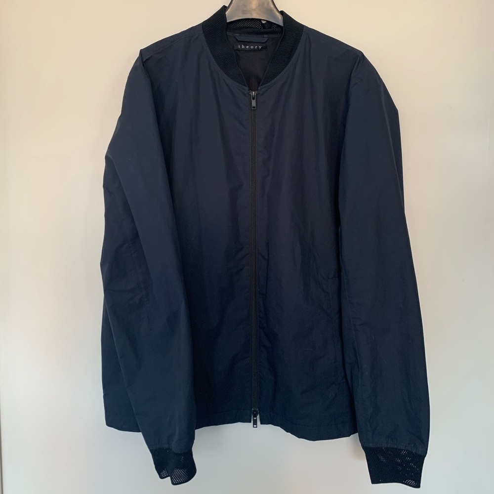 Theory Black Bomber Jacket Men’s XL